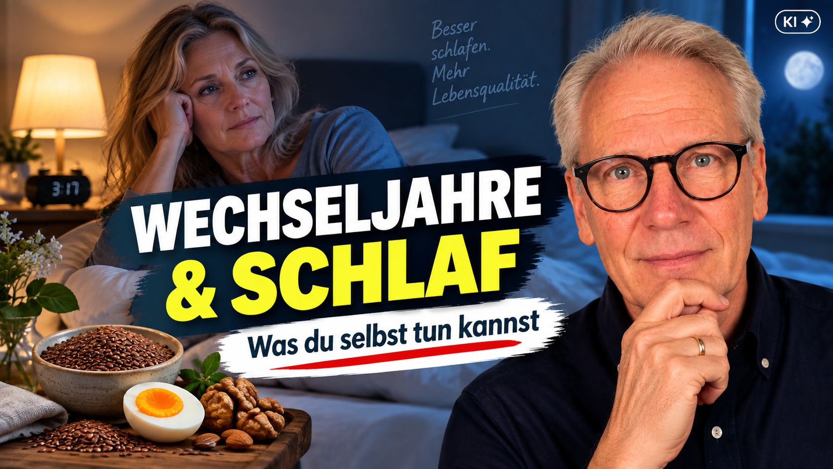 Schlafstörungen in den Wechseljahren: Was Ernährung und Lebensstil verändern können